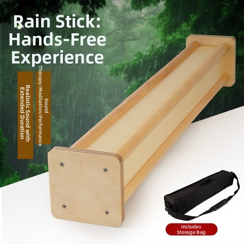 Nyírfából készült esőbot hangterápiához, jógához és meditációhoz — Márka Orange, Modell 1063