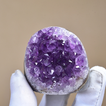 Ametiszt kristálycsoport — Qian Panger Jewelry, Kristály nyers kő, Modern minimál stílus, Termékkód QP-250716