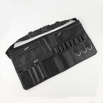 Σετ πινέλων μακιγιάζ σε ζώνη μέσης, 20 τεμάχια; Θήκη αποθήκευσης με φερμουάρ; Λαβή από Oxford ύφασμα; Μήκος τρίχας 24,5 cm; Συνολικό μήκος 24,5 cm