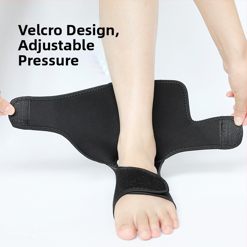 Členkový bandáž s korekciou plochého chodidla, výstelkou pre klenbu a podporou X-tvarovaných nô a valgus