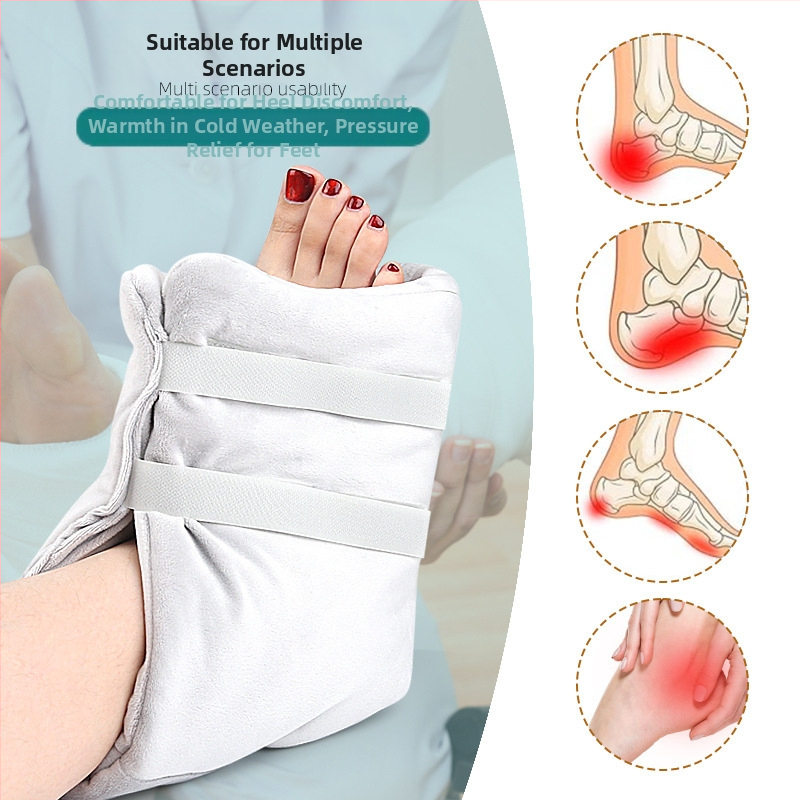 Unisex návlek na pätu s tlmičom tlaku – Materiál: Crystal Super Soft Fabric a Silk Cotton; Model: 023 Crystal Fleece Heel Sleeve; Sezóny: zima, jar, jeseň