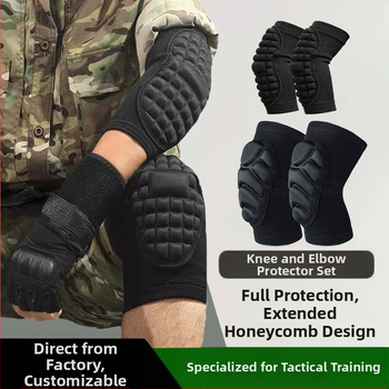 Προστατευτικά γονάτων και αγκών για τακτική εκπαίδευση, πολυεστερική ίνα, ενήλικες, μπατμίντον, προστασία γόνατος και αγκώνα