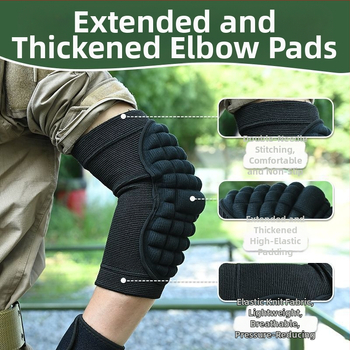 Προστατευτικά γονάτων και αγκών για τακτική εκπαίδευση, πολυεστερική ίνα, ενήλικες, μπατμίντον, προστασία γόνατος και αγκώνα