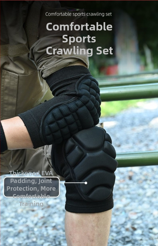 Προστατευτικά γονάτων και αγκών για τακτική εκπαίδευση, πολυεστερική ίνα, ενήλικες, μπατμίντον, προστασία γόνατος και αγκώνα