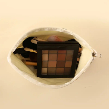 Чанта за грим от Corduroy, принт с животни и цветя, подплата от Polyester, дишаща, ултра лека и разширяема