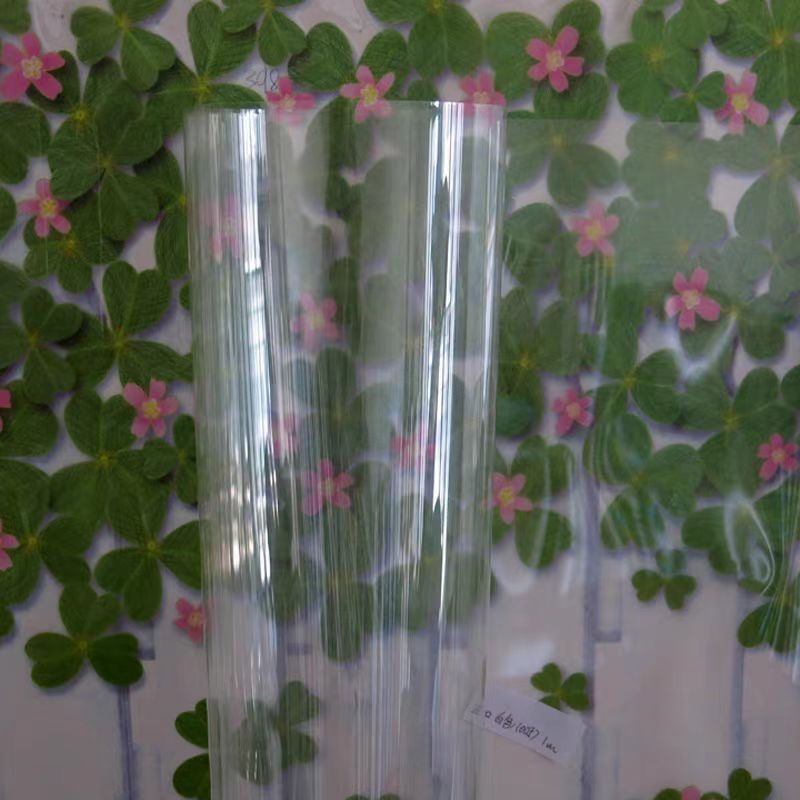 Elektrostatinė stiklo plėvelė be klijų, PVC, skaidri, 1 vnt., namams, virtuvei, svetainei ir biurui