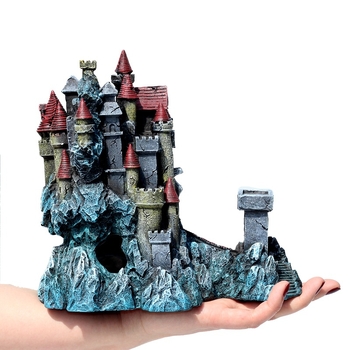 Διάκοσμητικό ενυδρείου από ρητίνη – Ονειρικό κάστρο σπίτι για καταφύγιο ενυδρείου (Υλικό: Ρητίνη; Προέλευση: Σαγκάη; Κύριος σκοπός: Ενυδρείο; Λειτουργία: Καταφύγιο; Βάρος: 580 g)