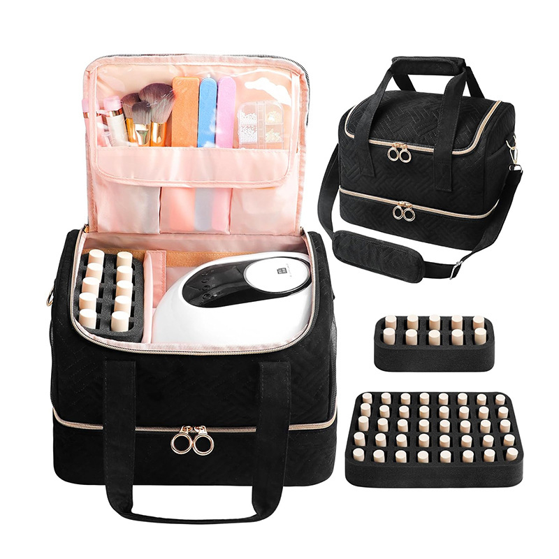 Τσαντάκι καλλυντικών κυβοειδούς σχήματος, πολυεστέρας, μοντέλο YBN548U, πολυχρηστικό για ταξίδια και αποθήκευση μακιγιάζ