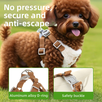 Šuns liemenė su avių vilnos medžiaga, Teddy meškiuko raštas, neištęsiantis, Zhejiang 83405