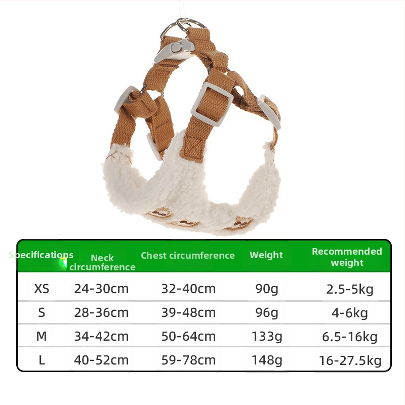 Šuns liemenė su avių vilnos medžiaga, Teddy meškiuko raštas, neištęsiantis, Zhejiang 83405