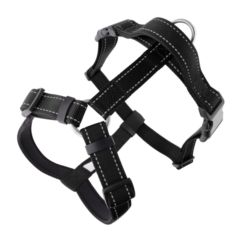 Νάιλον λουρί σκύλου με θωρακική ζώνη, αναδιπλούμενο, Rui Jin, μοντέλο 1-563