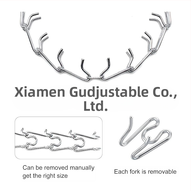 Тренировъчен нашийник за кучета с метални шипове, Gujia, стил ежедневен