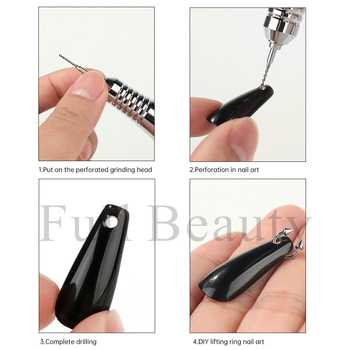 Τρυπανί νυχιών με κεφαλή λείανσης από βολφραμωμένο ατσάλι, μοντέλο G-514 — γρήγορη διάτρηση επιφάνειας νυχιών