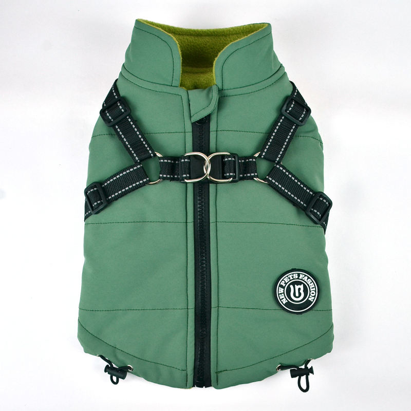 Îmbrăcăminte pentru câini: Vesta reflectorizantă, poliester, stil european și american, model FD112