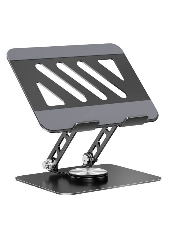 Suport pentru tabletă rotativ la 360° — de birou, pliabil, din aliaj de aluminiu, Model P001