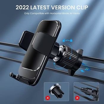 Getxuntong βάση αυτοκινήτου για smartphone - στήριξη σε αεραγωγό, πλαστικό, πλοήγηση, δυνατότητα προσαρμογής