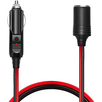 Αμερικανικού στυλ προέκταση αναπτήρα για τσιγάρα με λαμπτήρα και πρίζα, CCC πιστοποιημένο καλώδιο ισχύος για συνδέσεις σε οχήματα