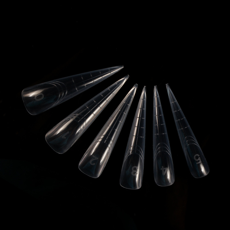 Κρυστάλλινο μοντέλο επέκτασης νυχιών Νο. 50 — Πλαστικό, φόρμα τέχνης νυχιών