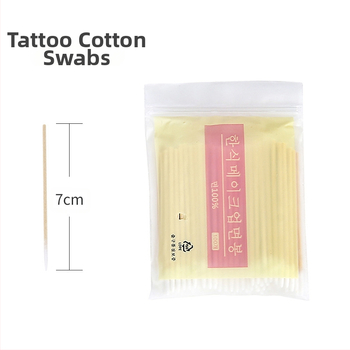 Αποστειρωμένες μπατονέτες βαμβακιού με αιχμηρή, λεπτή άκρη – κατάλληλες για ομορφιά, τατουάζ, μακιγιάζ και γραμμή ματιών