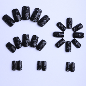 Αυτοκόλλητα νυχιών – φορετά, καρό μοτίβο, στυλ Γαλλικό, Ευρωπαϊκό και Αμερικανικό, Spicy Girl, Sweet and Cool, TM-01-119