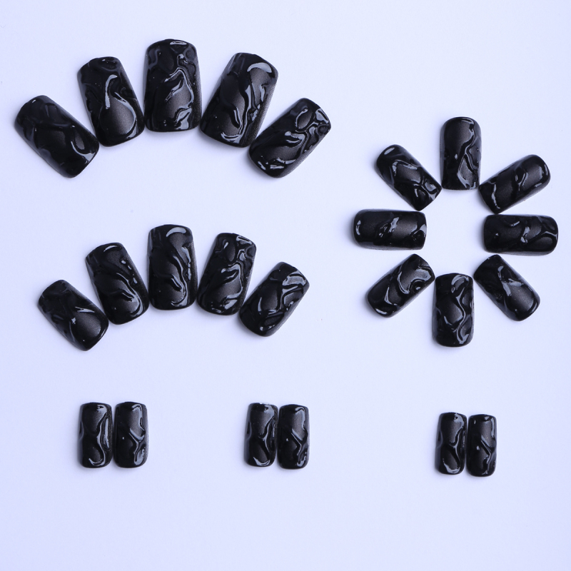 Autocolante pentru unghii – de purtat, model plaid, stiluri French, European and American, Spicy Girl, Sweet and Cool, TM-01-119