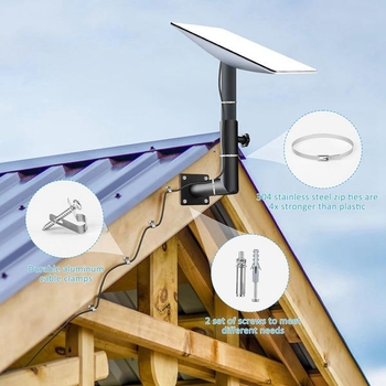 Μεταλλικός στηριγμός κεραίας για εξωτερική χρήση, φορητός και ρυθμιζόμενος στην εγκατάσταση