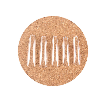 Nadeco Patch Νυχιών — Τραπεζοειδές σχήμα, Μοτίβο πεταλούδας, Μινιμαλιστικό στυλ, Διαφανή νύχια