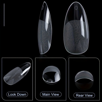 Комплект за маникюр с 120 части: овална форма, пълно покритие и матово завършване за салон