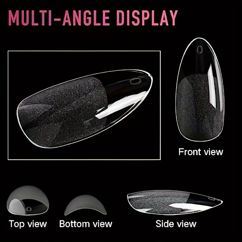 Комплект за маникюр с 120 части: овална форма, пълно покритие и матово завършване за салон