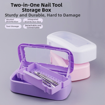 Θήκη απολύμανσης εργαλείων μανικιούρ και βλεφαρίδων – καθαρισμός με αλκοόλ και βύθιση, πλαστικό, 320 g, Zidivi OEM