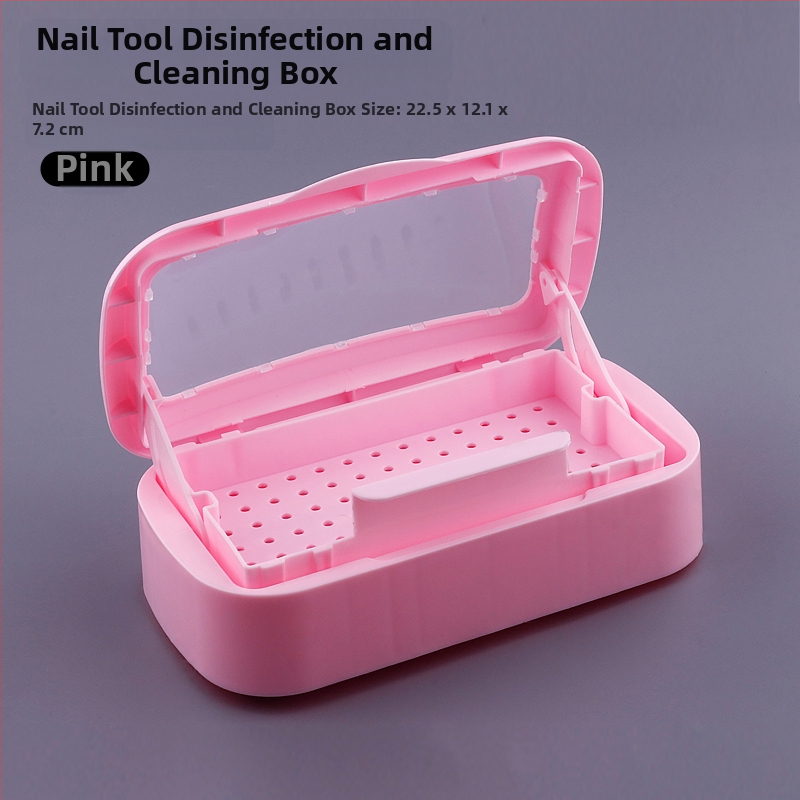 Θήκη απολύμανσης εργαλείων μανικιούρ και βλεφαρίδων – καθαρισμός με αλκοόλ και βύθιση, πλαστικό, 320 g, Zidivi OEM