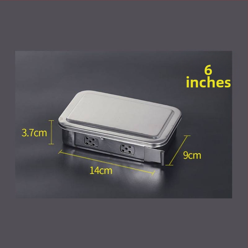 304 orvosi rozsdamentes acélból készült tűsdoboz, fertőtlenítő doboz fedele, perforált eszköztál akupunktúrához, jodofor-ellenálló