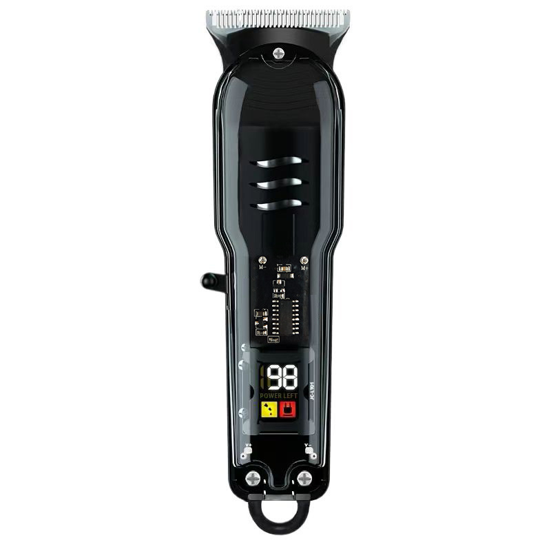 Mașină de tuns FY1502 – profesională pentru saloane, lamă din oțel inoxidabil, baterie încorporată, impermeabilă, motor cu perii, zgomot redus (≤36 dB)
