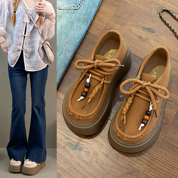 Παπούτσια Mary Jane, με στρογγυλό δάχτυλο, πλατφόρμα με παχιά σόλα, επάνω μέρος συνθετικό δέρμα, PU εσωτερική σόλα, με κορδόνια