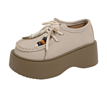 Παπούτσια Mary Jane, με στρογγυλό δάχτυλο, πλατφόρμα με παχιά σόλα, επάνω μέρος συνθετικό δέρμα, PU εσωτερική σόλα, με κορδόνια