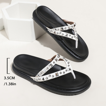 Γυναικείες PU mule One-Shape, στρογγυλή μύτη, casual στιλ, επένδυση από suede