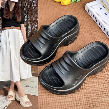 Γυναικείες σάνδαλες με μία λουρίδα, επάνω μέρος EVA, σόλα EVA, δάκτυλο σε σχήμα ψαριού, άνοιξη 2025