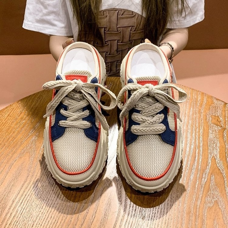 Női zárt orrú baotou papucs, koreai stílus, PU felső, PU belső, gumírozott talp, kerek orr