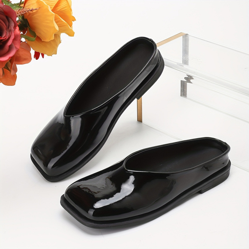 Sievietēm viegli plakanie mūļi – augšējā daļa un zole no TPR, ikdienas stils