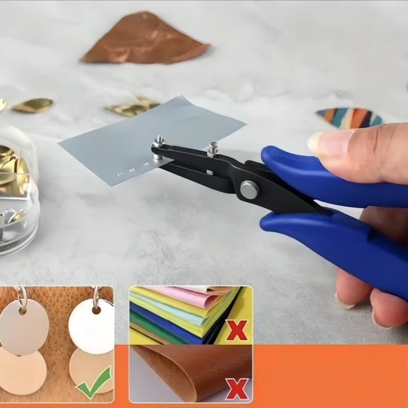 Clește perforator pentru curele și brățări — gaură unică 1,6 mm, 160 g