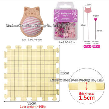 Μάτες μπλοκαρίσματος για πλέξιμο με πλέγμα ευθυγράμμσης και πλάκα διαμόρφωσης, πάχος 1.5 cm