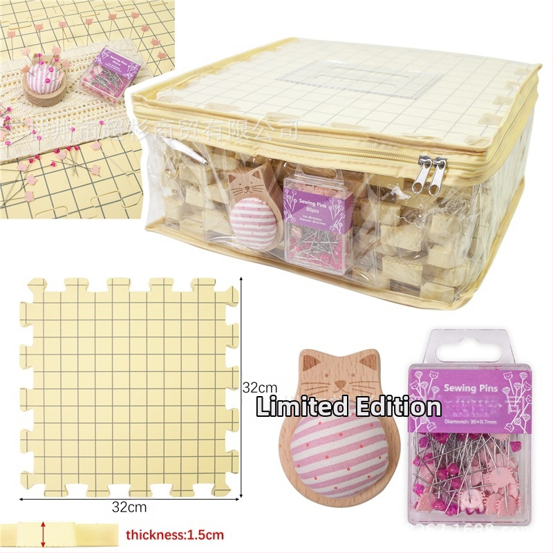 Megzimo blokavimo kilimėliai su tinkleliu išdėstymui, 1.5 cm storis