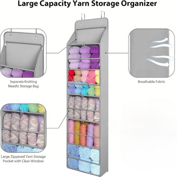 Κρεμαστός οργανωτής αποθήκευσης SX-25-002 • Υφάσματα μη υφασμένα • Αποθήκευση σαλονιού • Κρεμαστός σχεδιασμός για ντουλάπα • Πολυχρηστικός