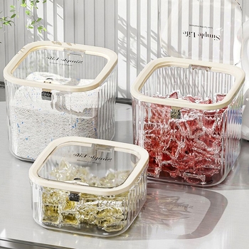 Cutie de depozitare pentru perle parfumate de rufe | Fără montaj | Stil modern, simplu | Peste 8 niveluri | Destinată depozitării în living