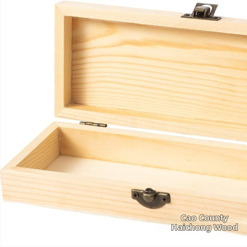 Pracovný box s víkom – Pravokutný bambusový darčekový box, moderný minimalistický štýl, 1 L kapacita, na šperky, esenciálne oleje a čaj