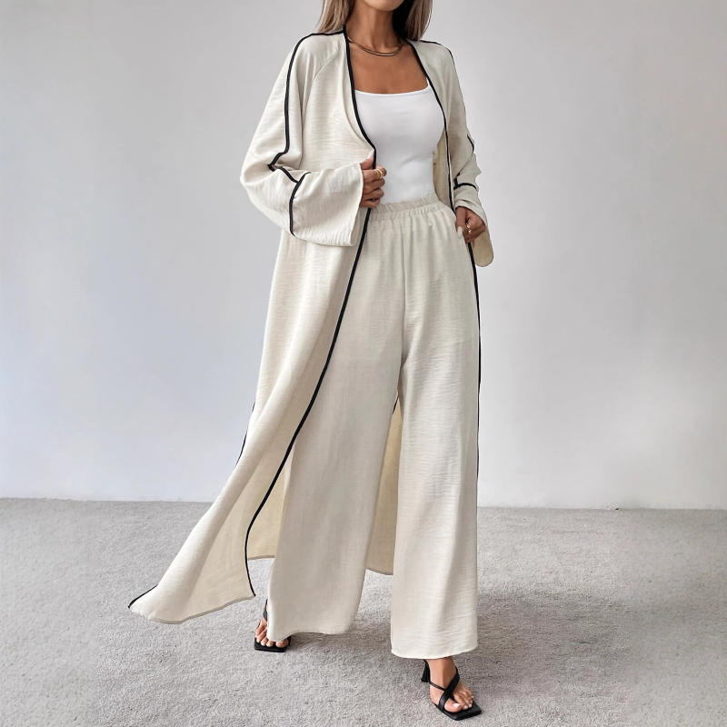 Γυναικεία ζακέτα με μακριά μανίκια, μονόχρωτο ύφασμα, πολυεστέρας, ρετρό στυλ