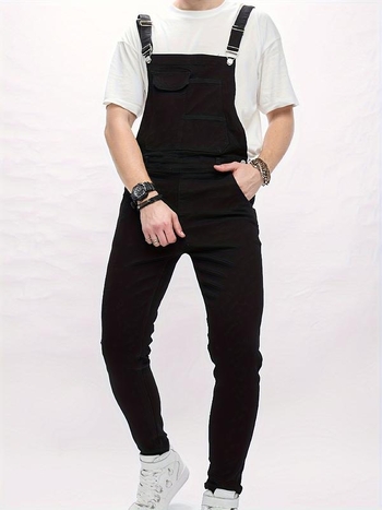 Salopetă bărbătească din corduroy – rezistentă la foc, țesătură principală: linen, Primăvara 2025, potrivit pentru uniforme administrative/judiciare