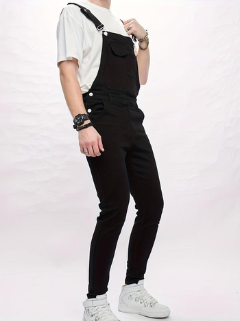 Salopetă bărbătească din corduroy – rezistentă la foc, țesătură principală: linen, Primăvara 2025, potrivit pentru uniforme administrative/judiciare