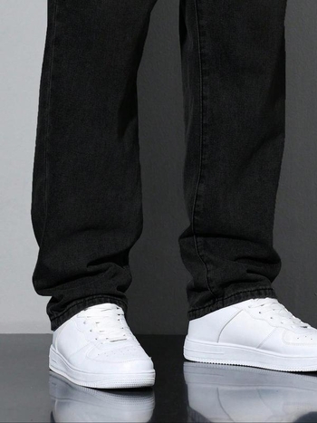 Мъжки дънки с широк крак, Regular Fit, Casual стил, Модален плат, Висока еластичност