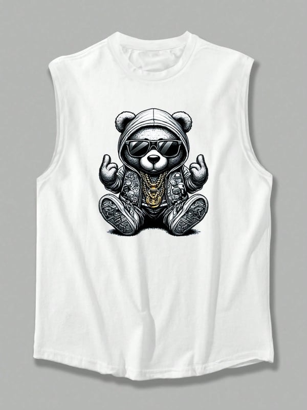 Vīriešu elpojošā veste bez piedurknēm, brīvas piegriezums, 100% kokvilna, reklāmas logotipa apdruka, sporta stilā, vasara 2025